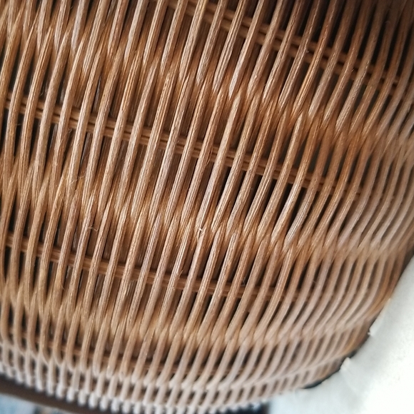 COPY - NWOB Allen & Roth Swag Pendant Light Rattan Shade Boho - Picture 4 of 10